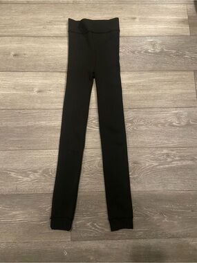 Slim Black High-Waist Leggings